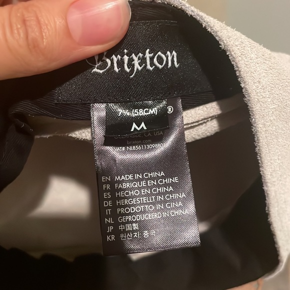 Brixton Suede Paper Boy Hat as seen on Kendall Jenner - Picture 5 of 5